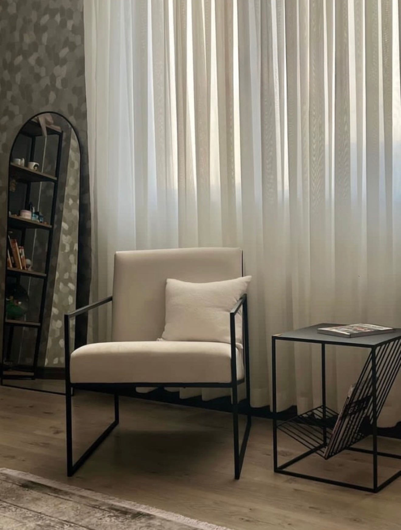 VATOOS “Diagonal” Metal Side Table