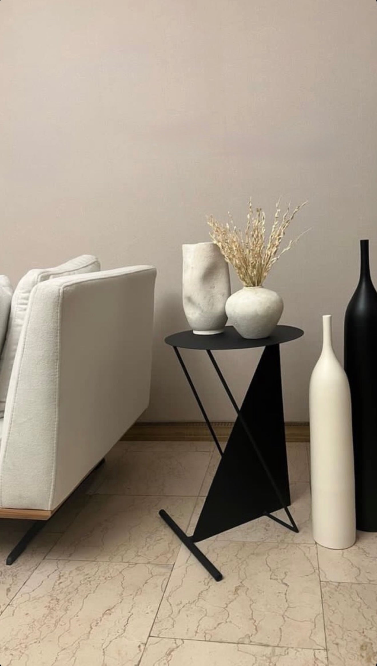 VATOOS “Trianglo” Metal Side Table