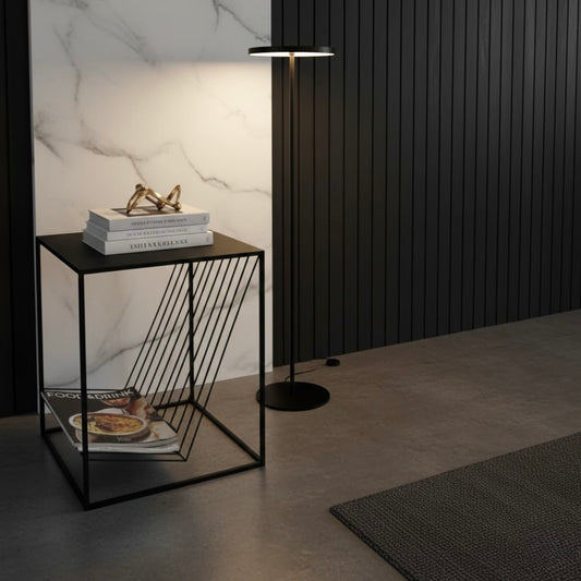 VATOOS “Diagonal” Metal Side Table